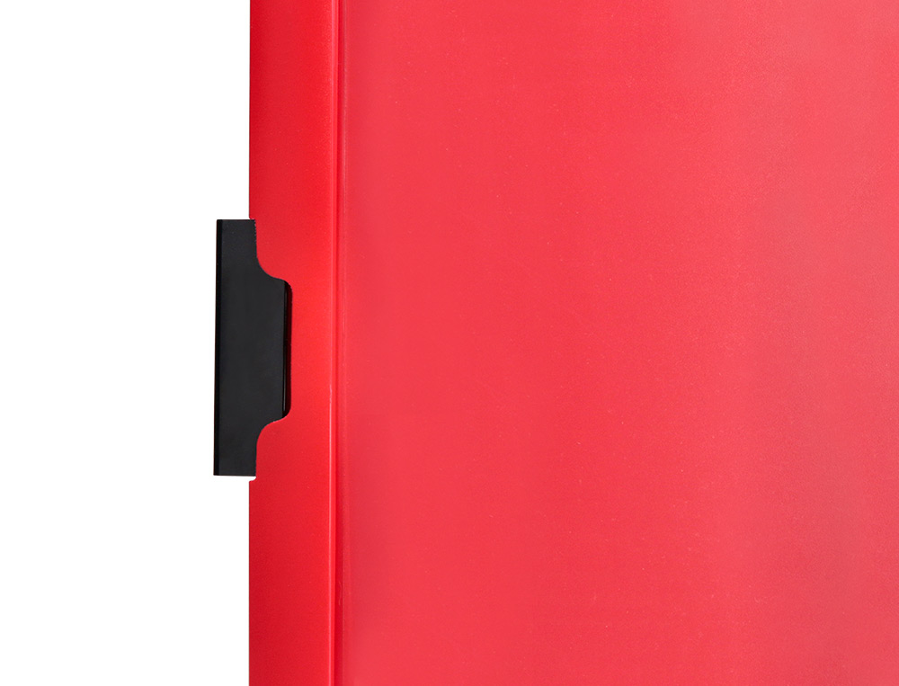 CARPETA BEAUTONE DOSSIER PINZA LATERAL 35360 POLIPROPILDIN-A4 ROJA 25 H. PINZA DESLIZ-PACK DE 10 RETRACTILADO